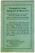 Ticket rear No 2